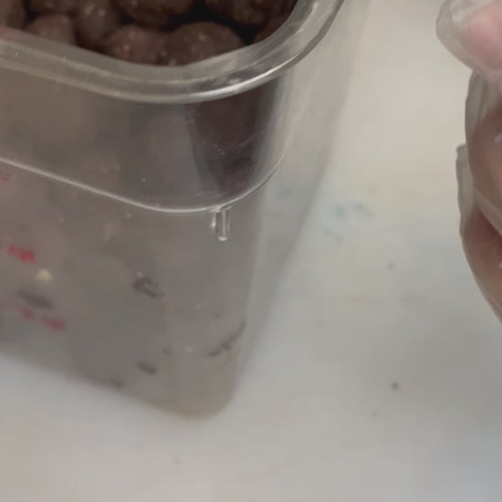 Packaging and making out Peanut Bliss Bites