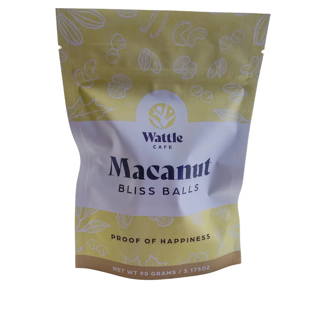 4 Bags of Macanut Bliss Bites Wattle Cafe