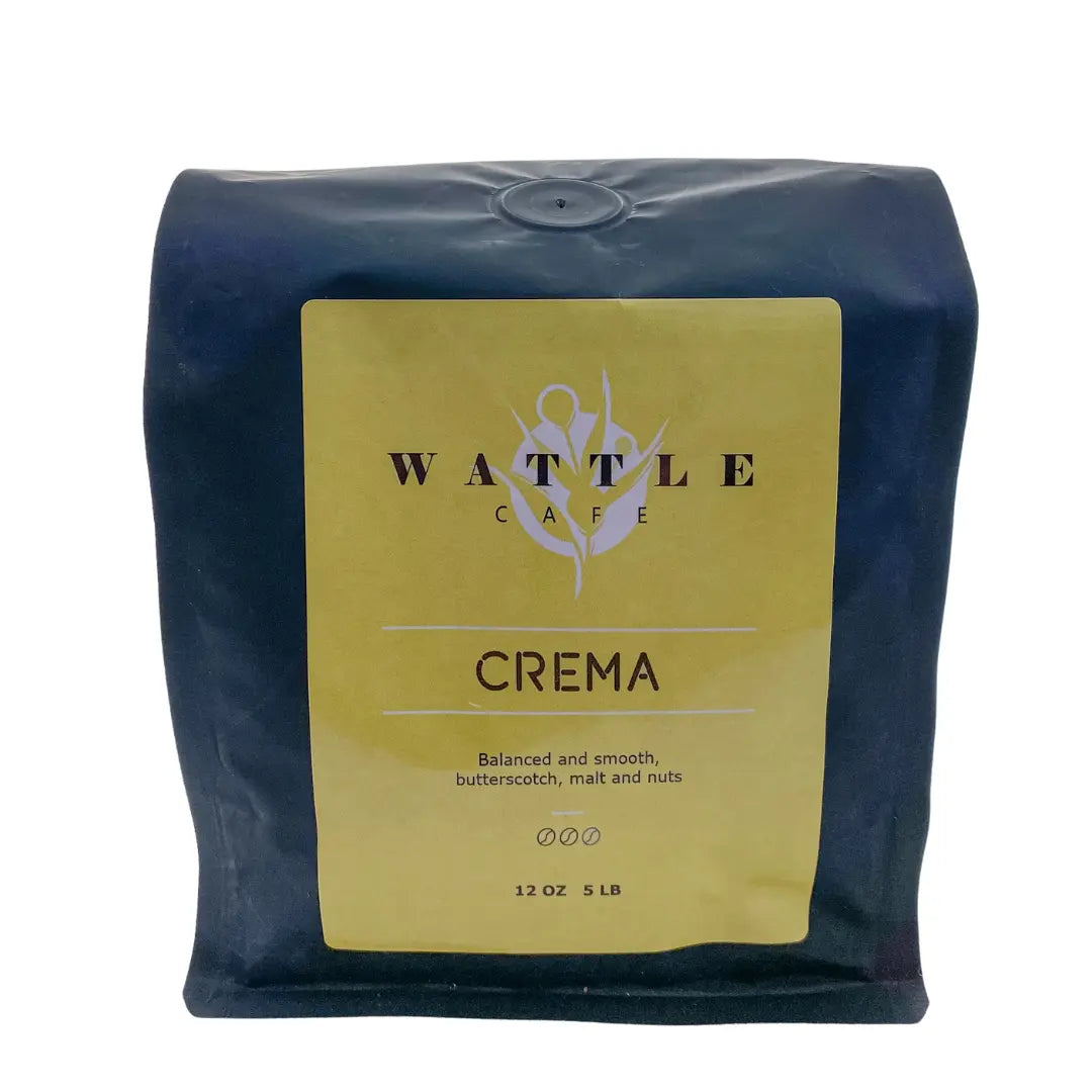 Retail Crema Coffee Bag Wattle Cafe